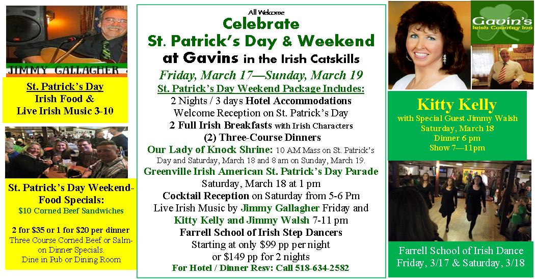 Celebrate St. Patricks Day at Gavins