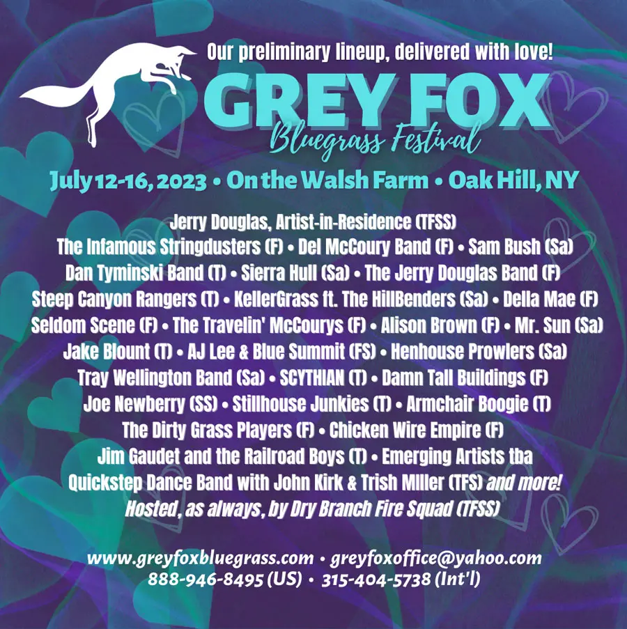 Grey Fox Fest Package 2024 Gavins Irish Country Inn