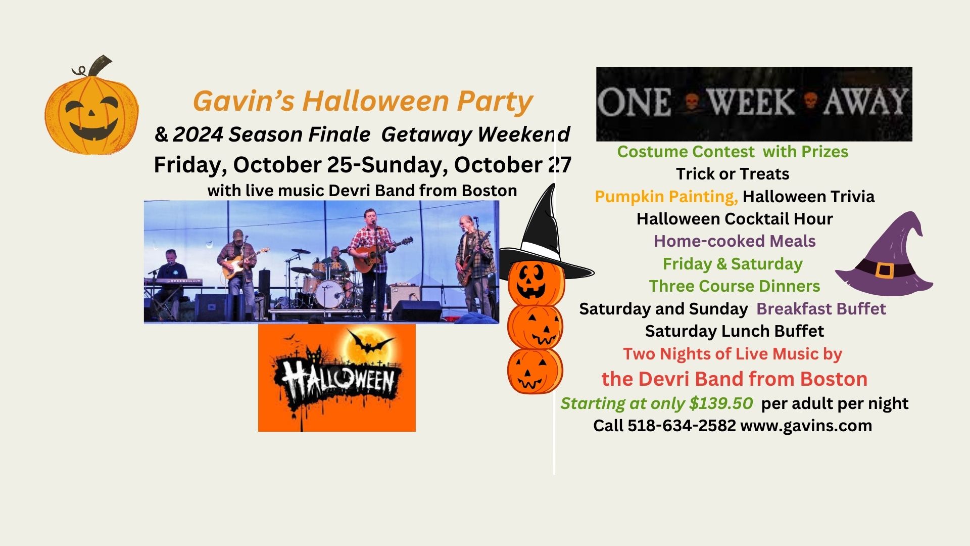 Halloween Party & Season Finale Weekend with Devri!