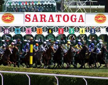Trip to Saratoga Race Track Today; $49 per seat
